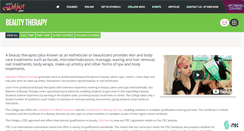 Desktop Screenshot of beautytherapycollege.com
